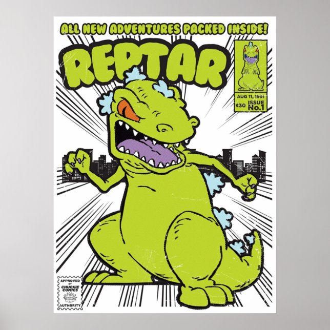 Reptar Tecknad Bok Poster (Framsidan)