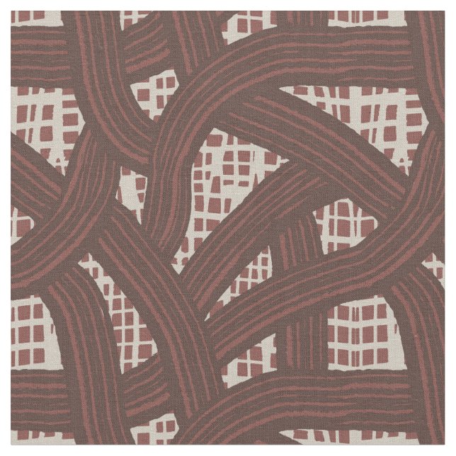 reptil Burgundy lins fet grid randig textur mörk Tyg (Närbild)