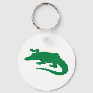 Reptil för krokodilalligatoralligator nyckelring