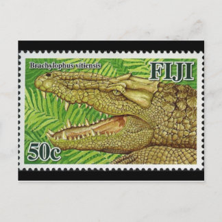 Reptil Frimärke vykort