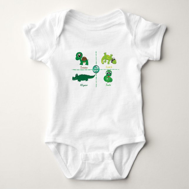 reptil tee shirt (Framsida)