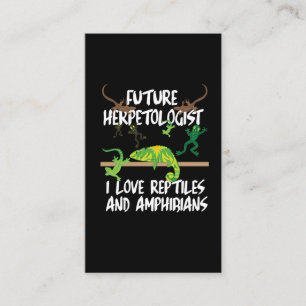 Reptilar och amfibiegåvaödla visitkort