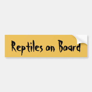 Reptilar ombord bildekal