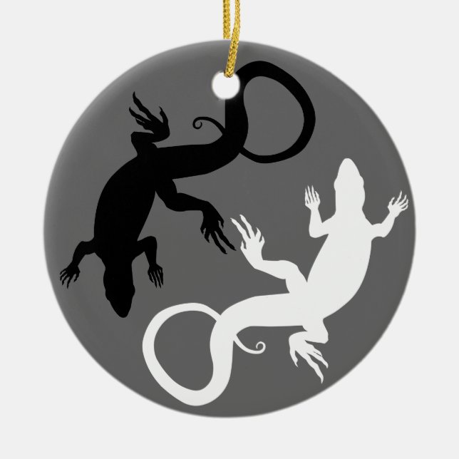 ReptilDekorationen Lizard Ornament Personlig (Framsidan)