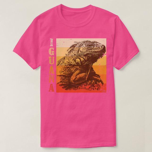 Reptile Älskare Gift Iguana T Shirt (Design framsida)