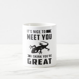 Reptile Gecko Lizard Reptiles Älskare Funny Gift Kaffemugg