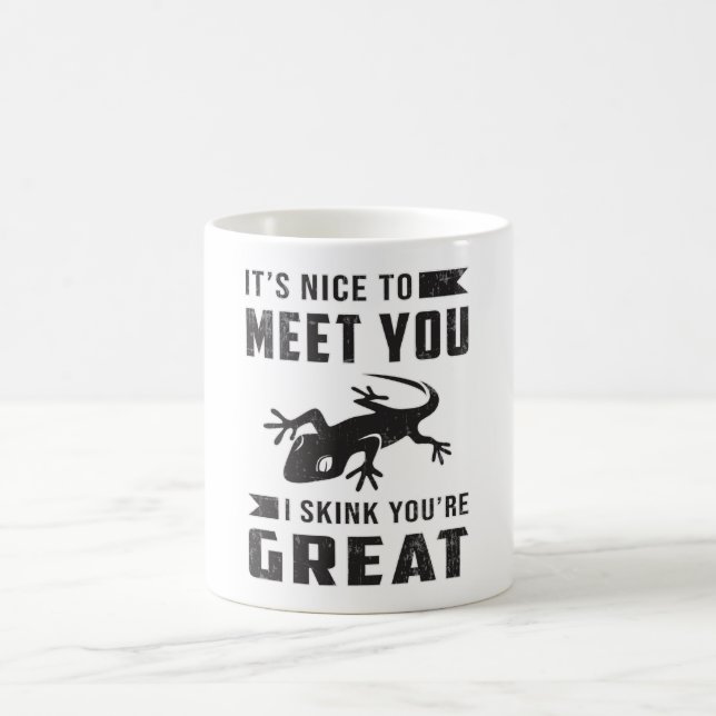 Reptile Gecko Lizard Reptiles Älskare Funny Gift Kaffemugg (Center)