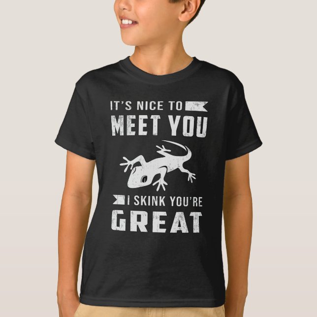 Reptile Gecko Lizard Reptiles Animal Funny Gift T Shirt (Framsida)