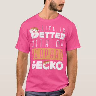 Reptile Keeper Lizard Animal Pet Owner Cute Leopar T Shirt