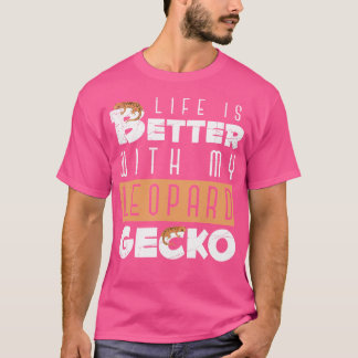 Reptile Keeper Lizard Animal Pet Owner Cute Leopar T Shirt