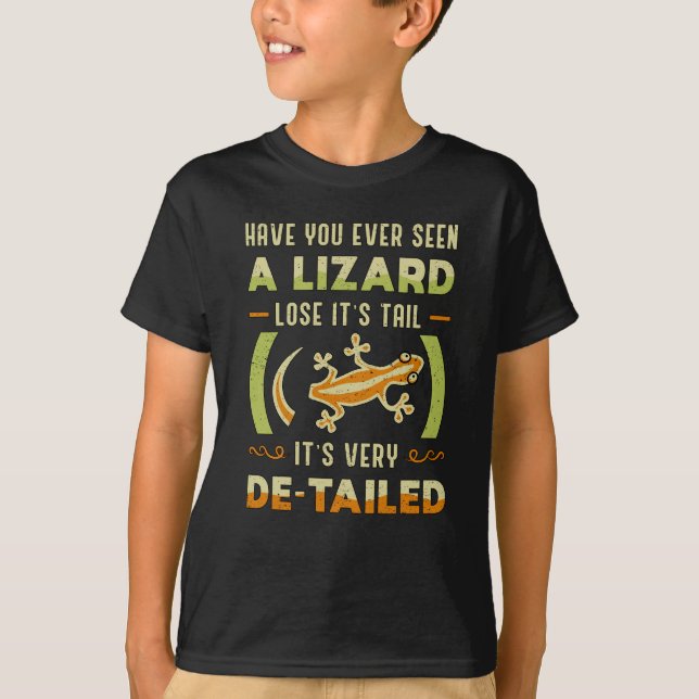 Reptile Lizard Gecko Animal Reptiles Funny Gift T Shirt (Framsida)