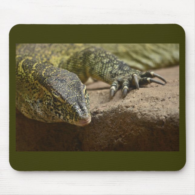 Reptile Nile Monitor Ligua Mousepad Musmatta (Framsidan)