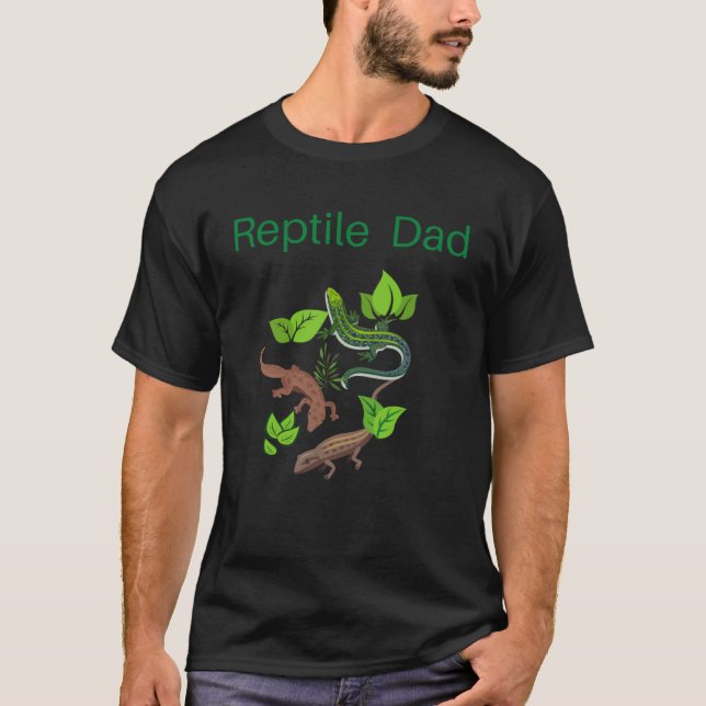 Reptile Pappa T Shirt (Framsida)