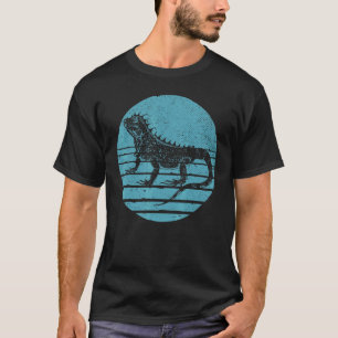 Reptile Pet Animal Lizard Retro Tropical Iguana T Shirt