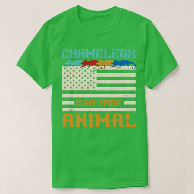 Reptile Zoo Keeper Chameleon T Shirt (Design framsida)