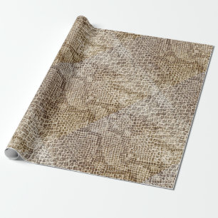 Reptilen flår mönster presentpapper
