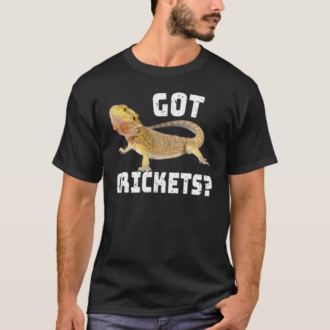 Reptilen Har Cricks Lizard T Shirt (Framsida)