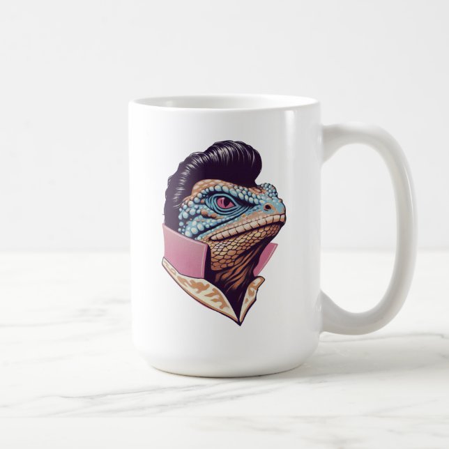 Reptilen sten 'n' kaffemugg (Höger)