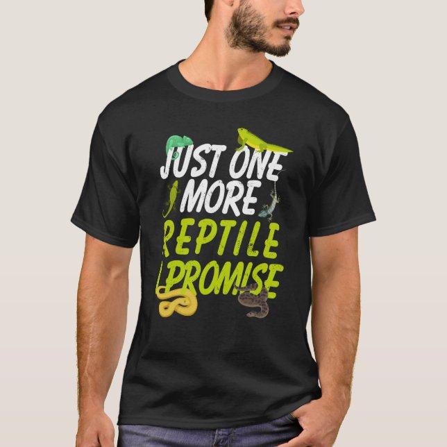 Reptiler bara en reptil jag lovar t shirt (Framsida)
