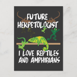 Reptiler och amfibianer, presentödödla vykort