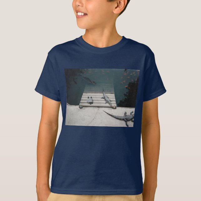 Reptiles Bvävning T Shirt (Framsida)