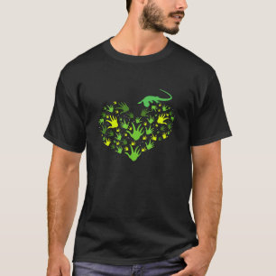 Reptiles Lizard Foot Prints Reptiles T Shirt