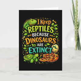 Reptiles Rule Helgkort