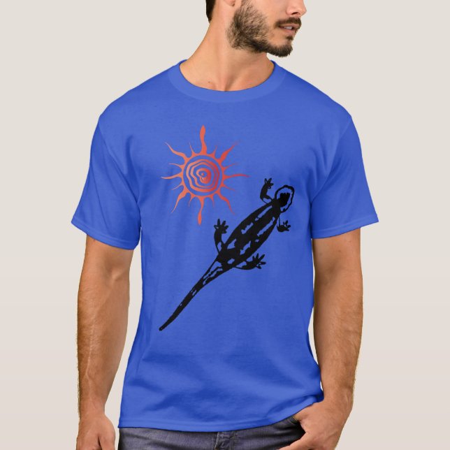 Reptiles Southwest Desert Lizard T Shirt (Framsida)