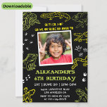Reptilfödelsedagsinbjudningar Boy Kids Party Moder Inbjudningar<br><div class="desc">Reptilfödelsedagsinbjudningar Boy Kids Party Modern</div>