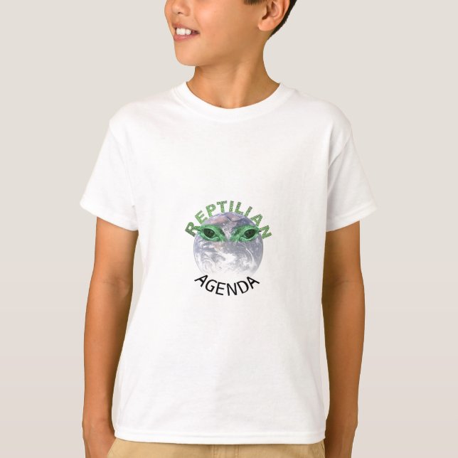 Reptilian Agenda T-shirt (Framsida)