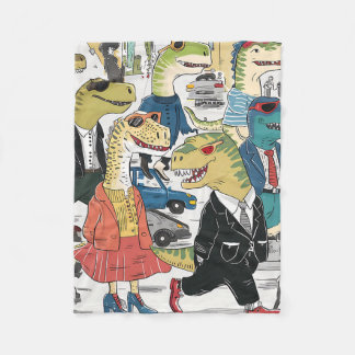 Reptilian Commute Fleecefilt