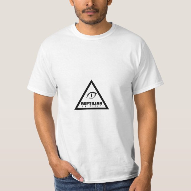 Reptilian Conspiracy T Shirt (Framsida)