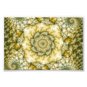 Reptilian - Fractal Art Fototryck
