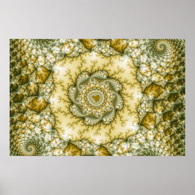 Reptilian - Fractal Art Poster (Framsidan)