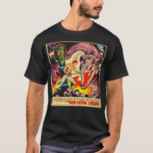 Reptilian Invasion Manätlizards tecknader T Shirt