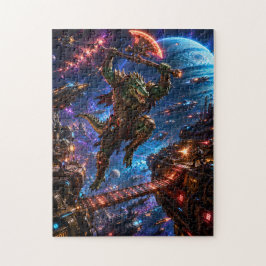 Reptilian Space Pirate — Savage Boarding Attack Pussel