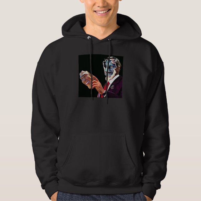 reptilian sweatshirt med luva (Framsida)