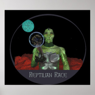 Reptilian utomlands tävling poster