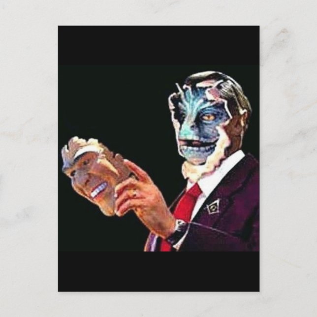 reptilian vykort (Framsida)