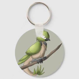 Reptilianfågel Keychain Nyckelring