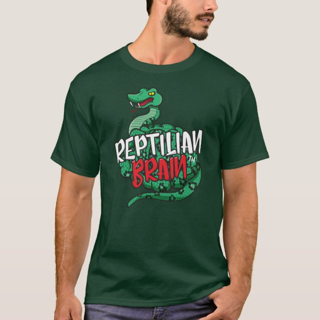 Reptilianhjärnutslagsplats Tee Shirt (Framsida)