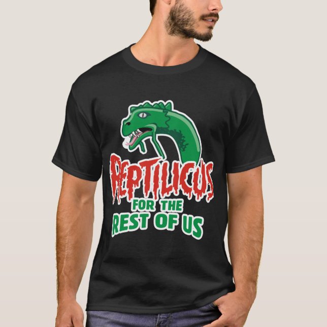 Reptilicus för vila av oss t-shirt (Framsida)