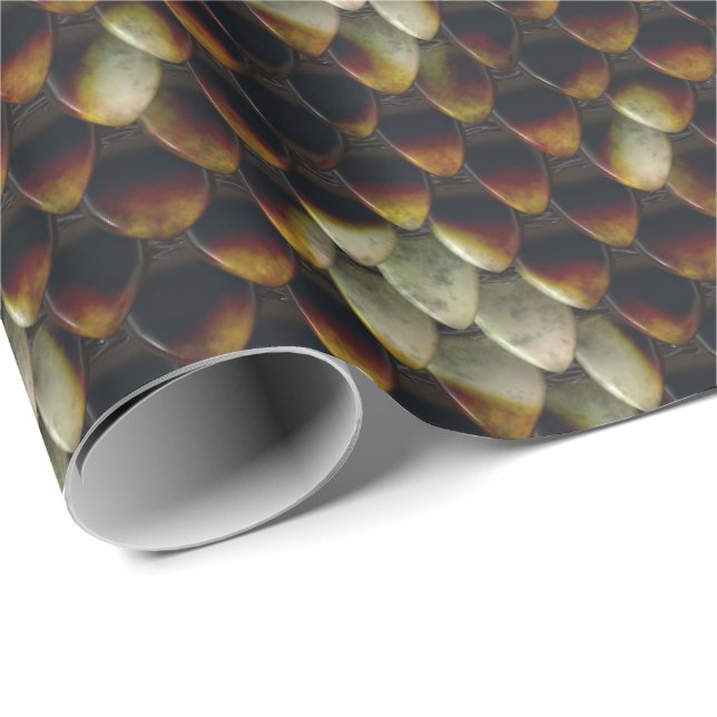 reptilien presentpapper (Rullad Hörn)