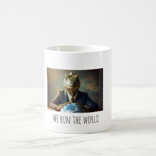 Reptilierna styr världen kaffemugg
