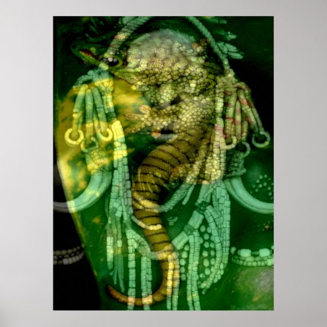 Reptilisk Schaman 2 Poster (Framsidan)