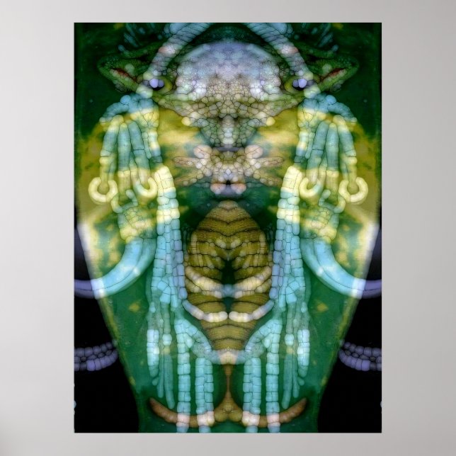 Reptilisk Schaman 3 Poster (Framsidan)
