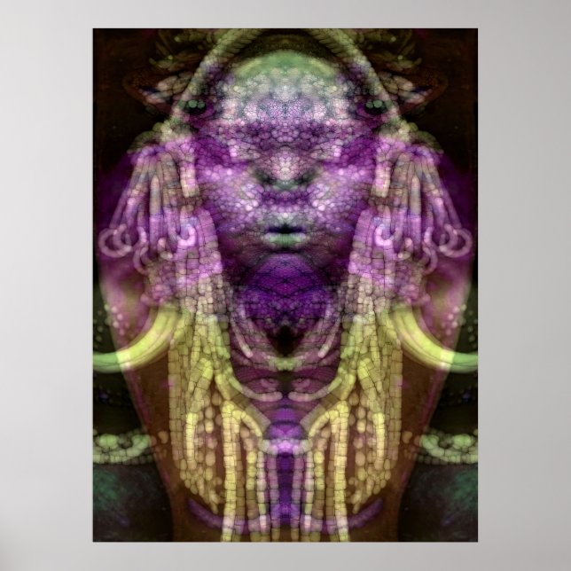 Reptilisk Schaman 4 Poster (Framsidan)