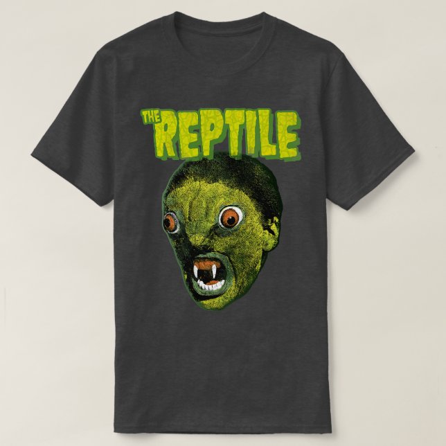 Reptilklassisk Cult-skräckfilm T Shirt (Design framsida)