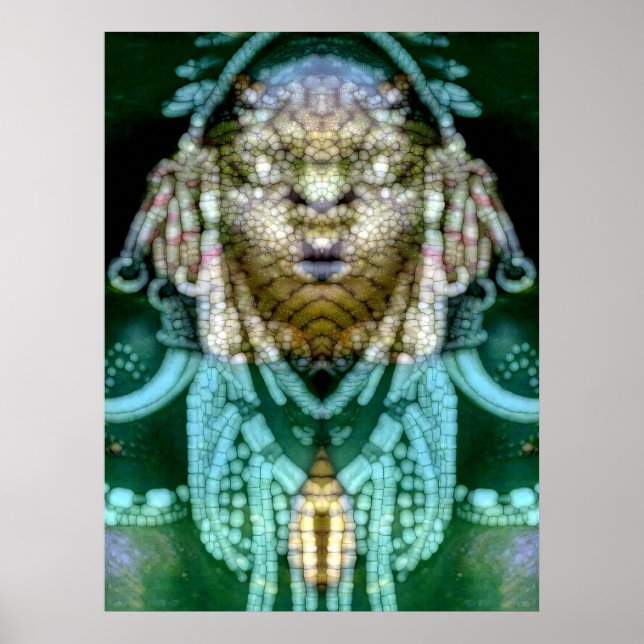 Reptilsk Shaman 1 Poster (Framsidan)