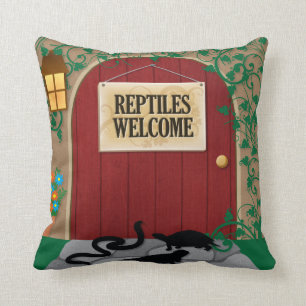 Reptilvälkomnande Kudde